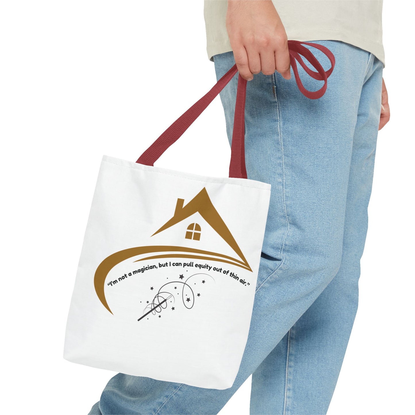 Cosmic Quote Tote Bag, Inspirational Eco-Friendly Bag, Great for Shopping, Gifts for Homeowners, Unique Gift for Housewarming
