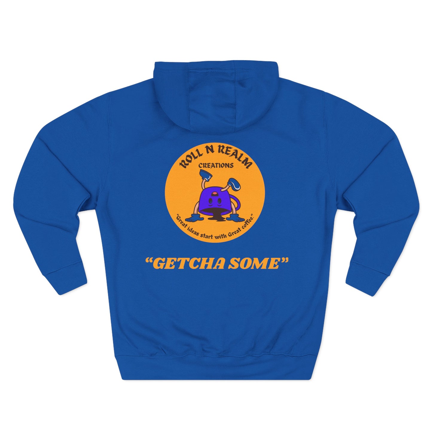 Coffee Three-Panel Fleece Hoodie - Cozy Casual Wear, Perfect Gift, Unique Style, Ideal for All-Day Comfort, Celebrate in Style