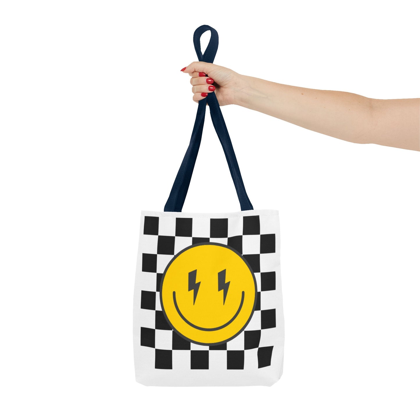 Cheerful Smiley Tote Bag, Fun Eco-Friendly Shopping Bag, Gift for Friends, Festival Essentials, Everyday Use