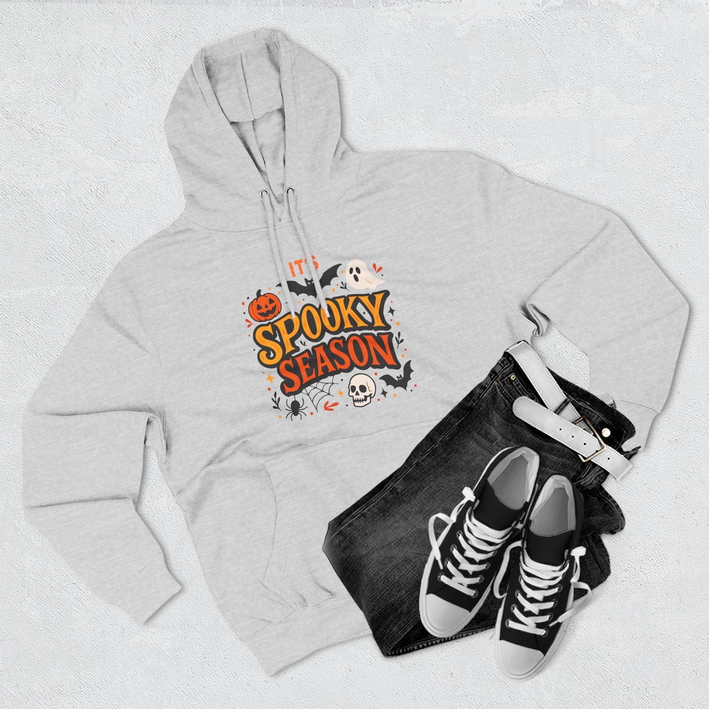 Spooky Season Hoodie, Fall Fashion, Halloween Sweatshirt, Cozy Gift, Graphic Hoodie, Autumn Apparel