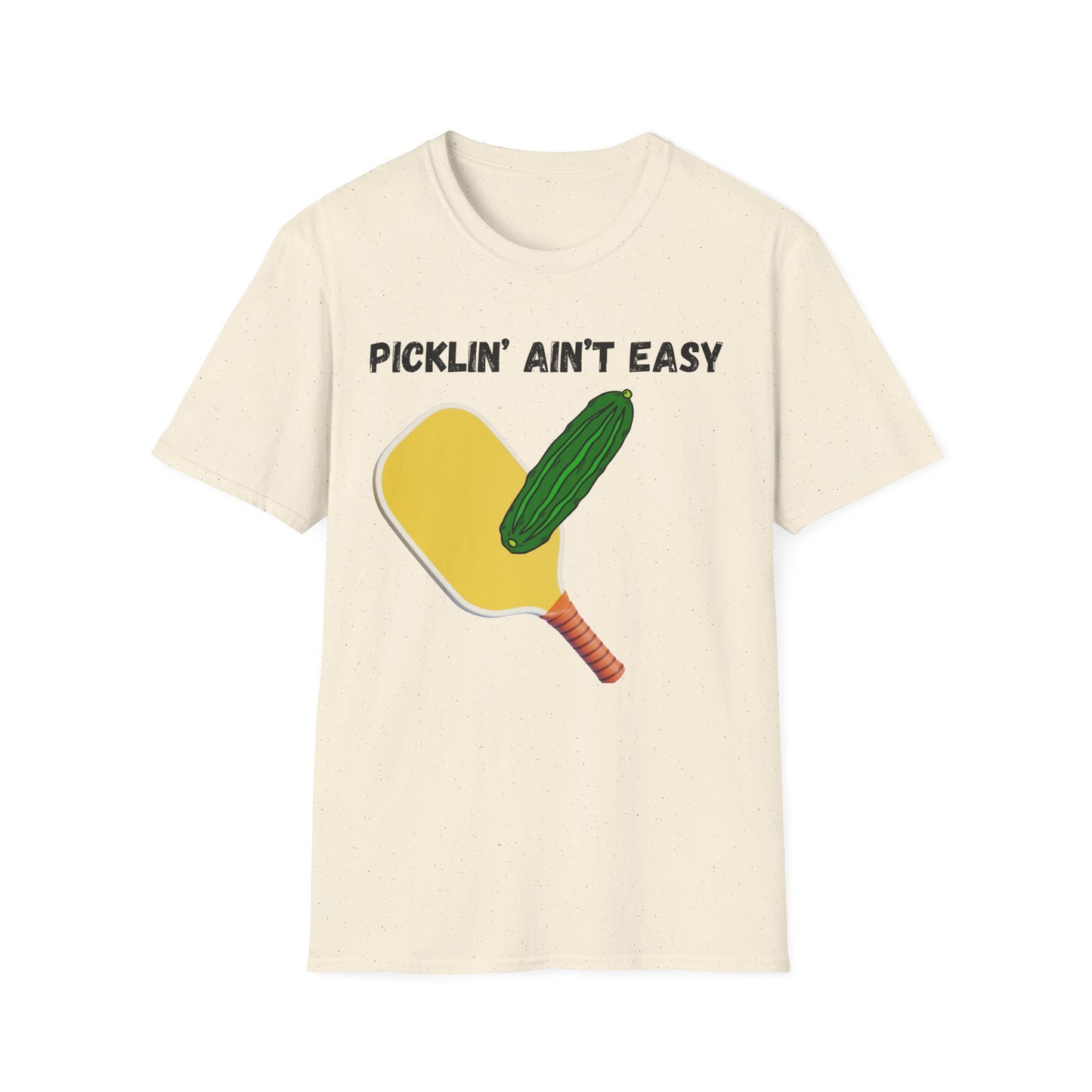 Picklin' Ain't Easy Pickleball Paddle T-Shirt | Funny Pickleball Shirt