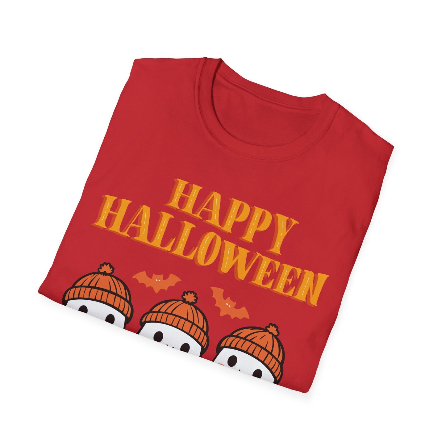 Happy Halloween Unisex Softstyle T-Shirt, Cute Halloween Tee, Fall Fashion, Pumpkin Spice Lovers, Halloween Party Outfit, Trendy [...]