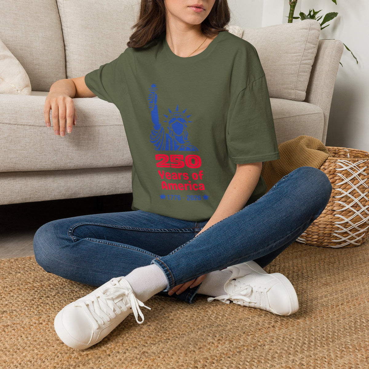 Statue of Liberty 250 Years of America T-Shirt | 1776-2026 Patriotic Tee