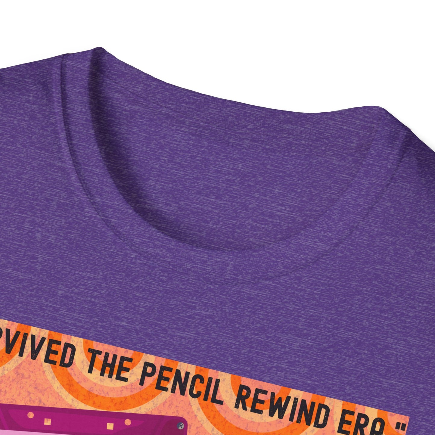 Vintage 90s T-Shirt, Retro Graphic Tee, I Survived the Pencil Rewind Era, Gift for Music Lovers, Nostalgic Apparel