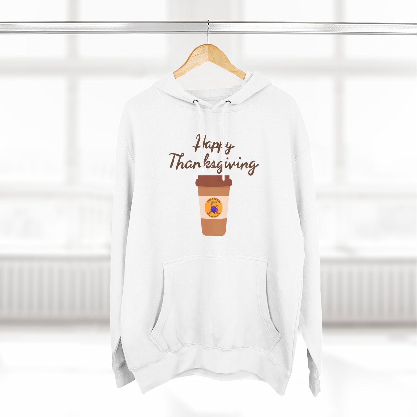 Thanksgiving Fleece Hoodie, Cozy Fall Sweatshirt, Holiday Hooded Pullover, Autumn Outfit, Thanksgiving Gift