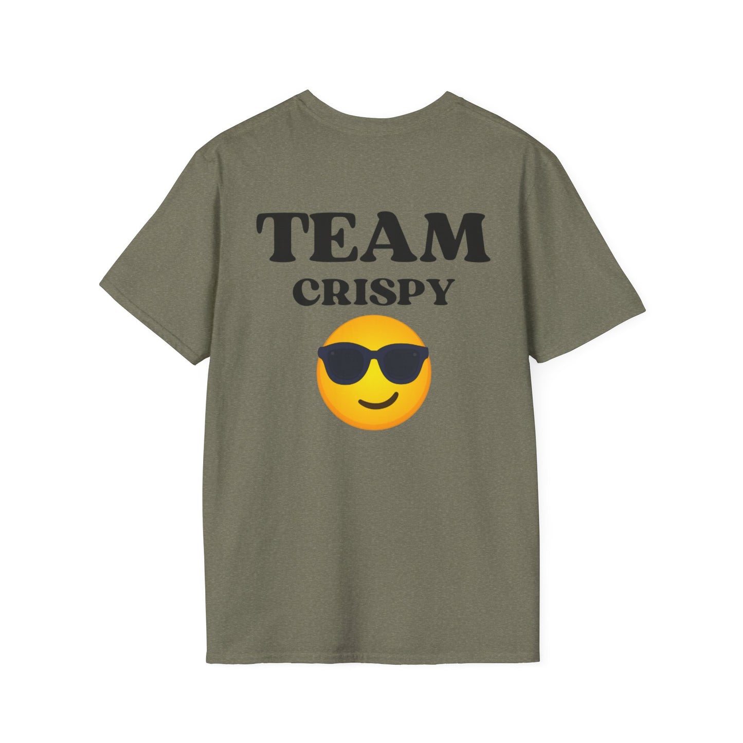 Team Crispy Unisex Softstyle T-Shirt, Casual Tee, Funny Shirt, Team Spirit Apparel, Gift for Friends, Summer Wear