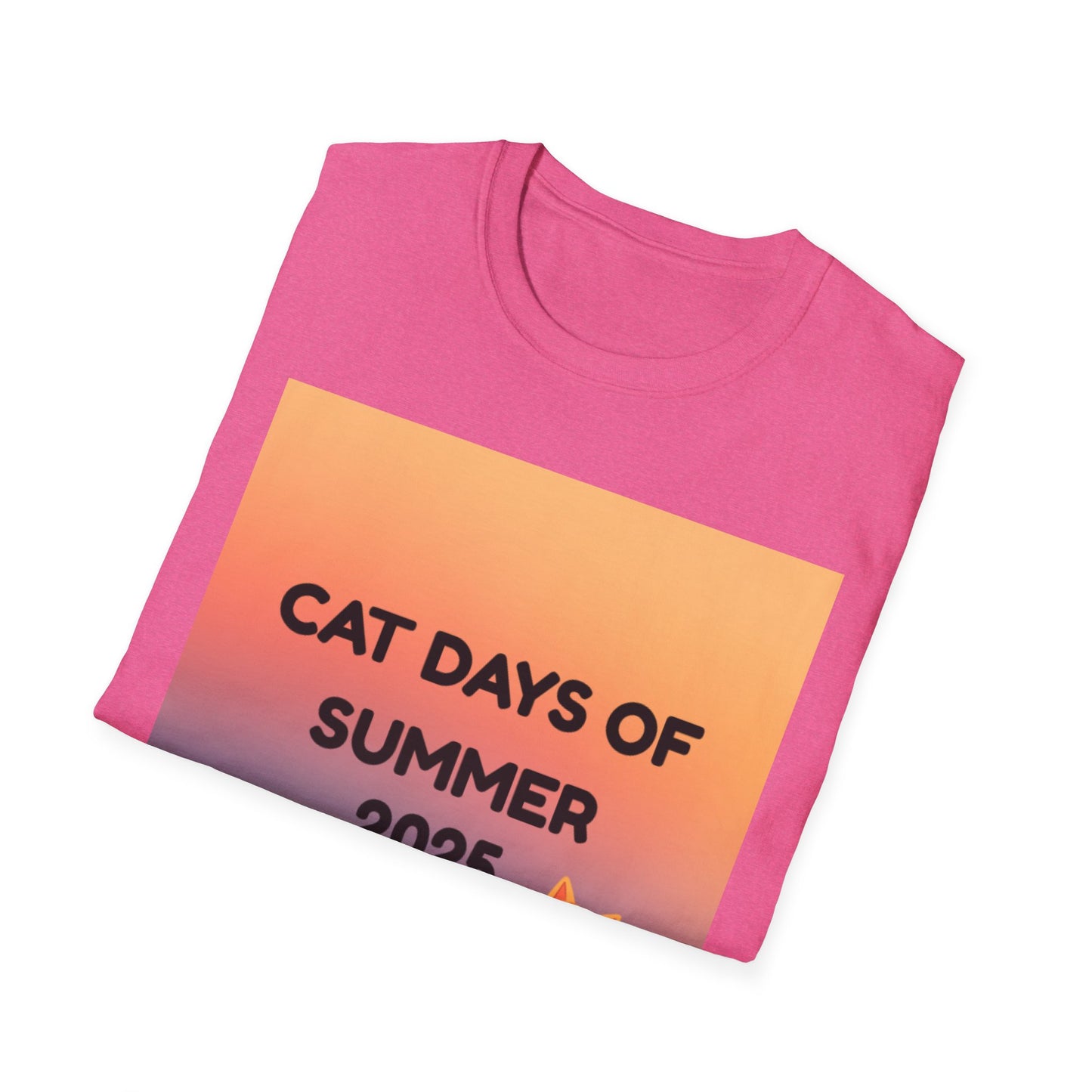 Cat Days of Summer T-Shirt, Fun & Playful Tee for Cat Lovers, Summer Wear, Gift for Pet Owners, Cute Cat Shirt