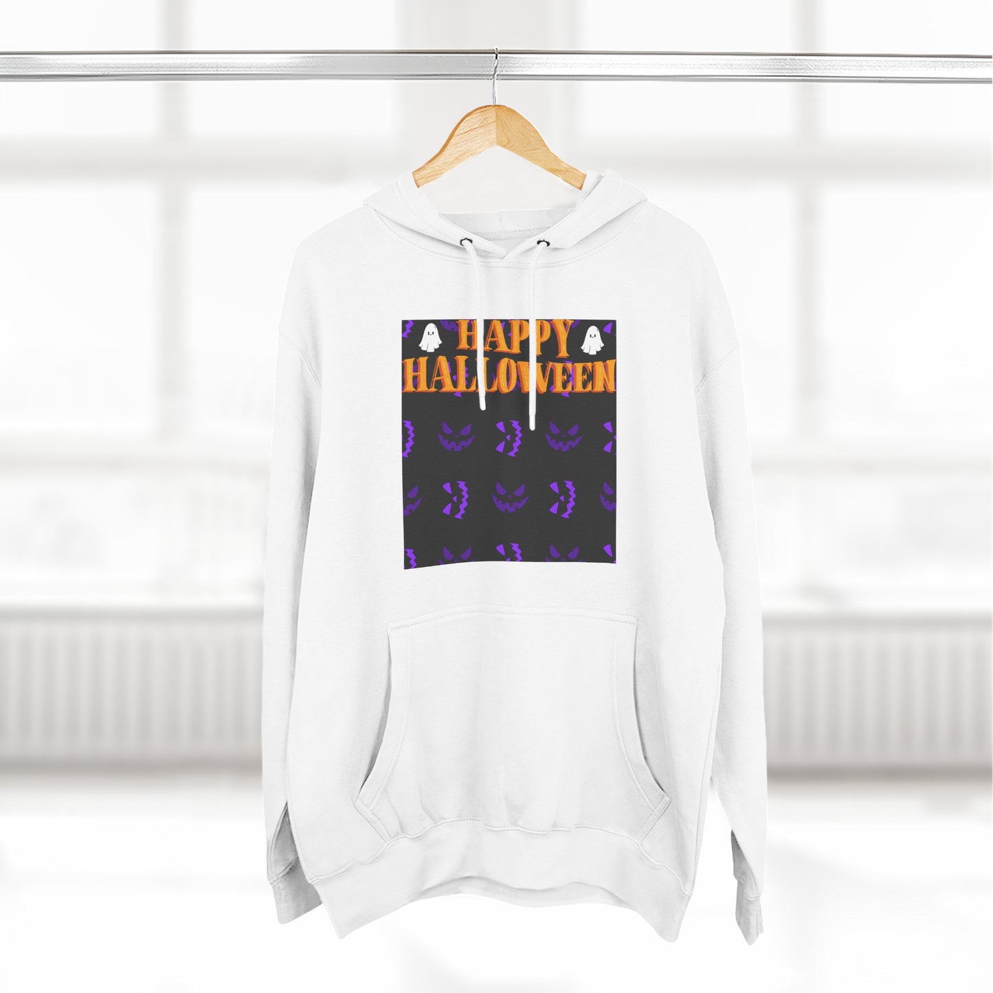 Halloween Fleece Hoodie, Cozy Fall Apparel, Unisex Halloween Clothing, Spooky Season Gift, Warm Fall Layers, Trick or Treat Hoodie