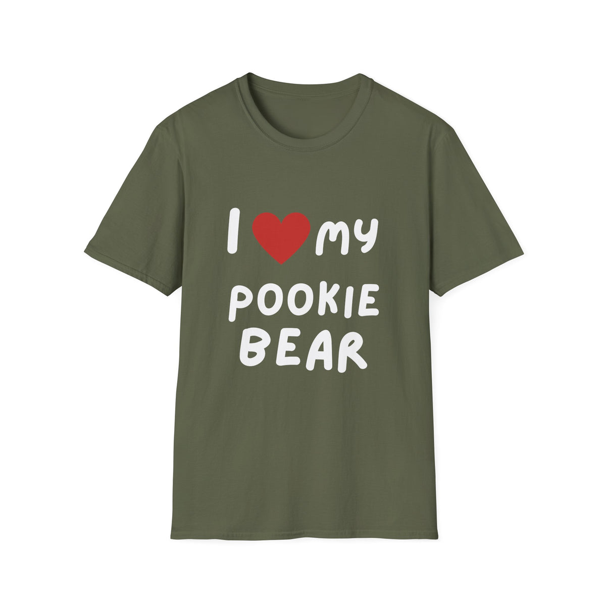 I Heart My Pookie Bear T-Shirt | Cute Heart Typography Tee