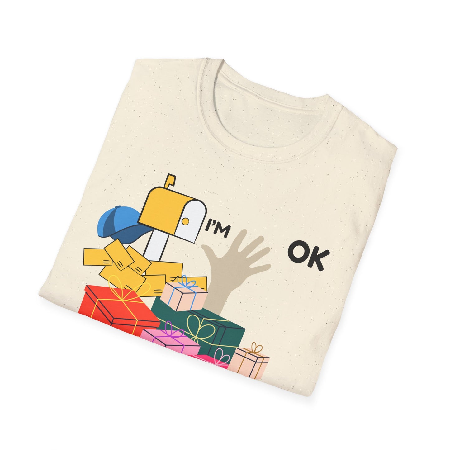 Mail Carrier shirt  I'm OK Graphic Tee, Gift for Friends, Casual Wear, Holiday Apparel, Fun  Quirky Style