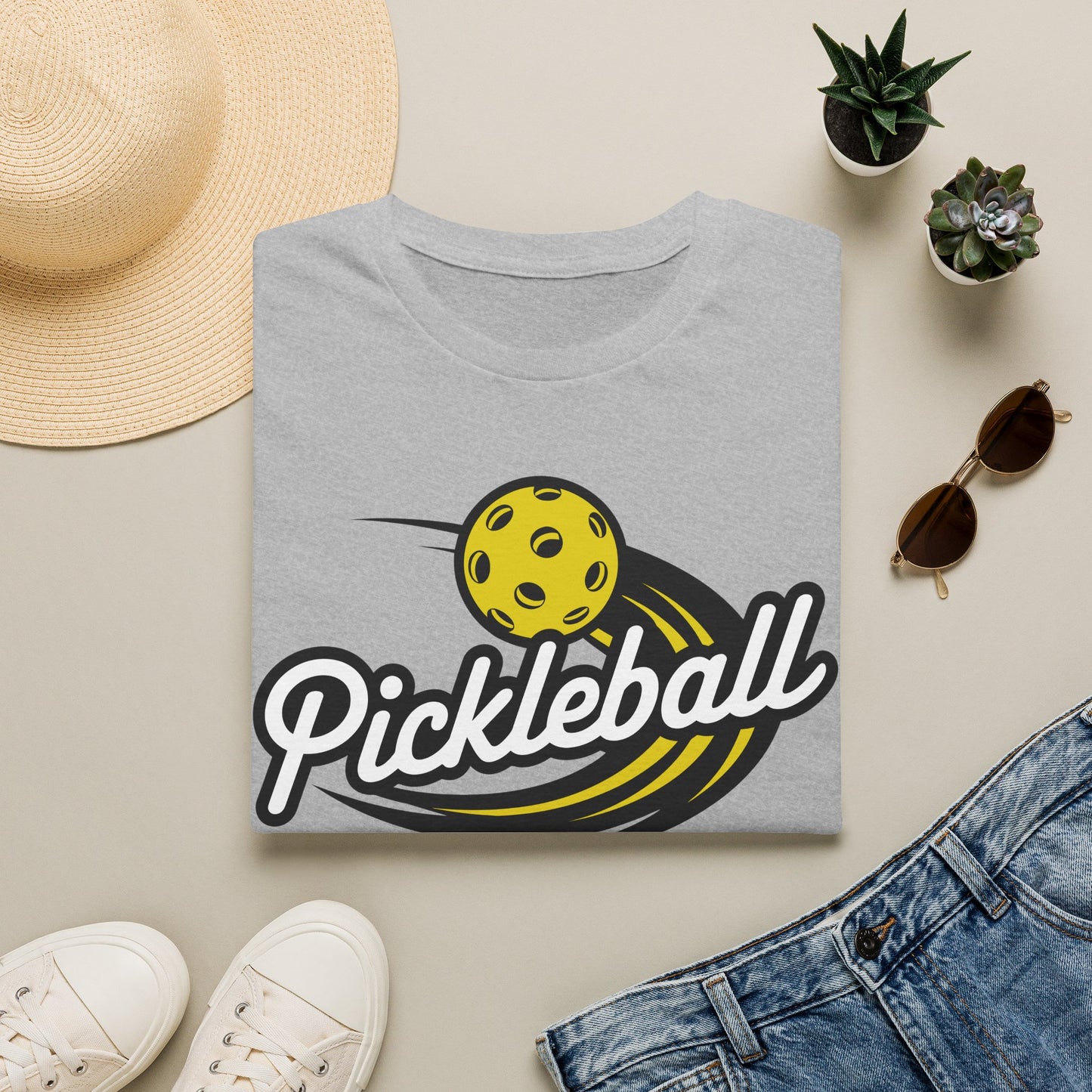 Pickleball Logo 'Just One More Game' T-Shirt | Pickleball Tee