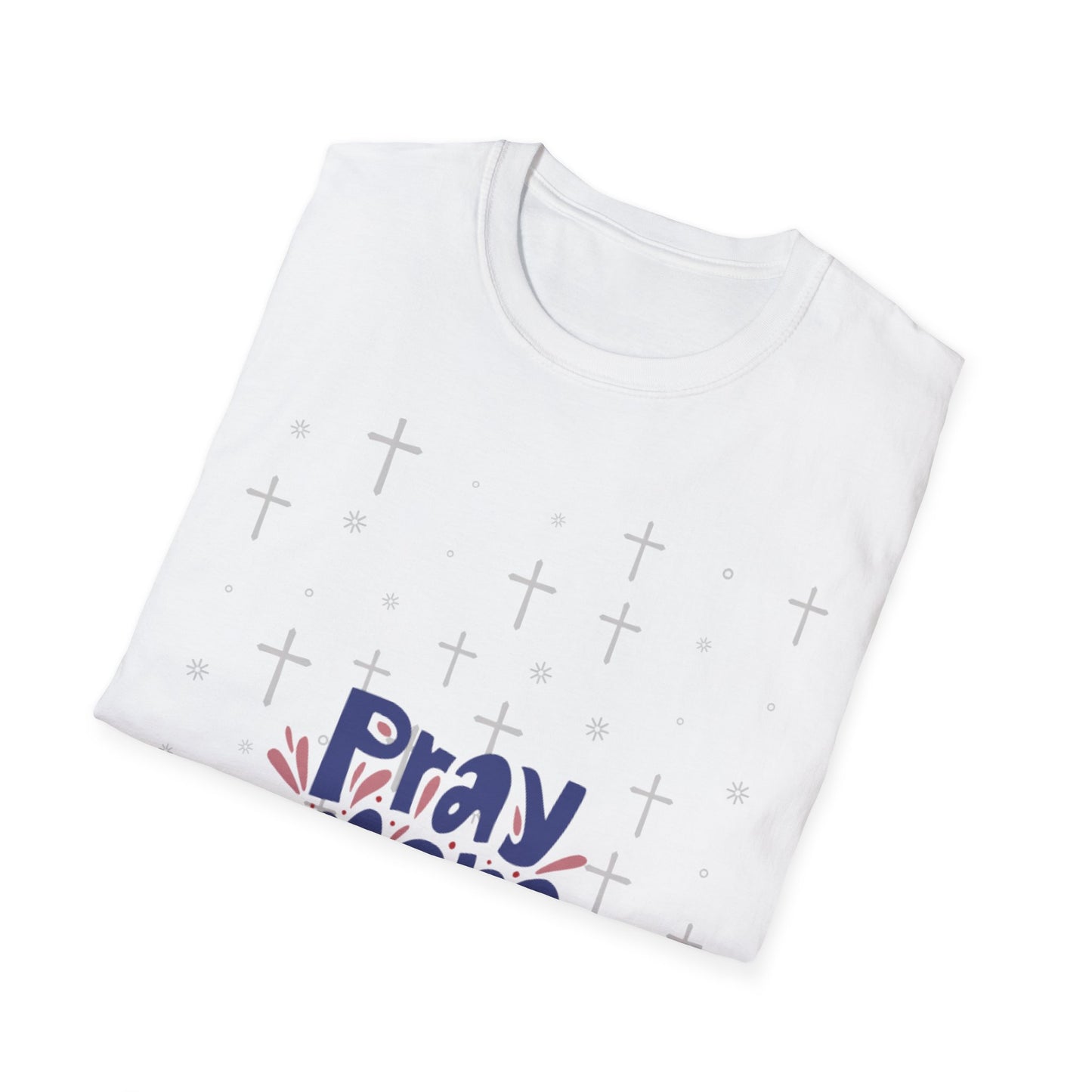 Pray More Worry Less Unisex T-Shirt, Inspirational Tee for Faith, Religious Gift, Casual Wear, Positive Vibes Apparel