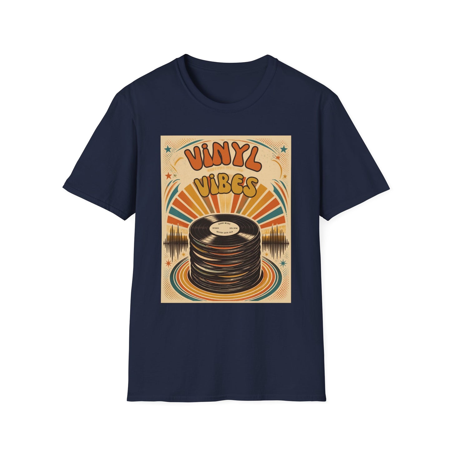 Vinyl Vibes Retro Record Tee | T-Shirt