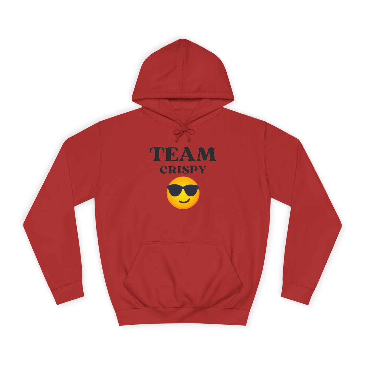 Cool College Hoodie - Team Crispy, Unisex Sweatshirt, Perfect for Students, Cozy Gift for Graduates, Casual Everyday Wear