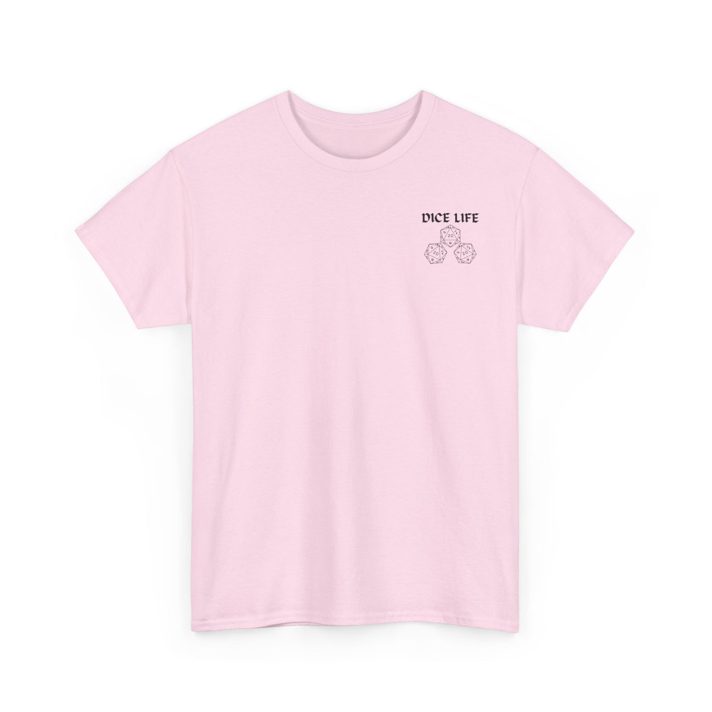 Dice Life Gaming T-Shirt, Perfect for Gamers, D&D Enthusiasts, Casual Wear, Gift for Tabletop Players, Unisex Graphic Tee