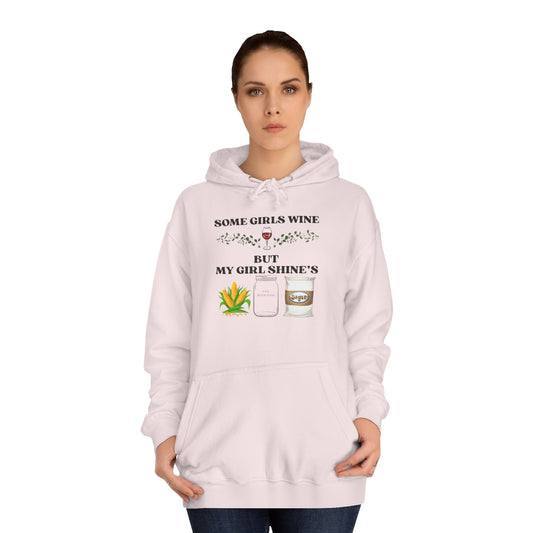 Funny Unisex College Hoodie - Perfect for Wine Lovers, Gift for Friends, Casual Wear, Cozy, Holiday Apparel