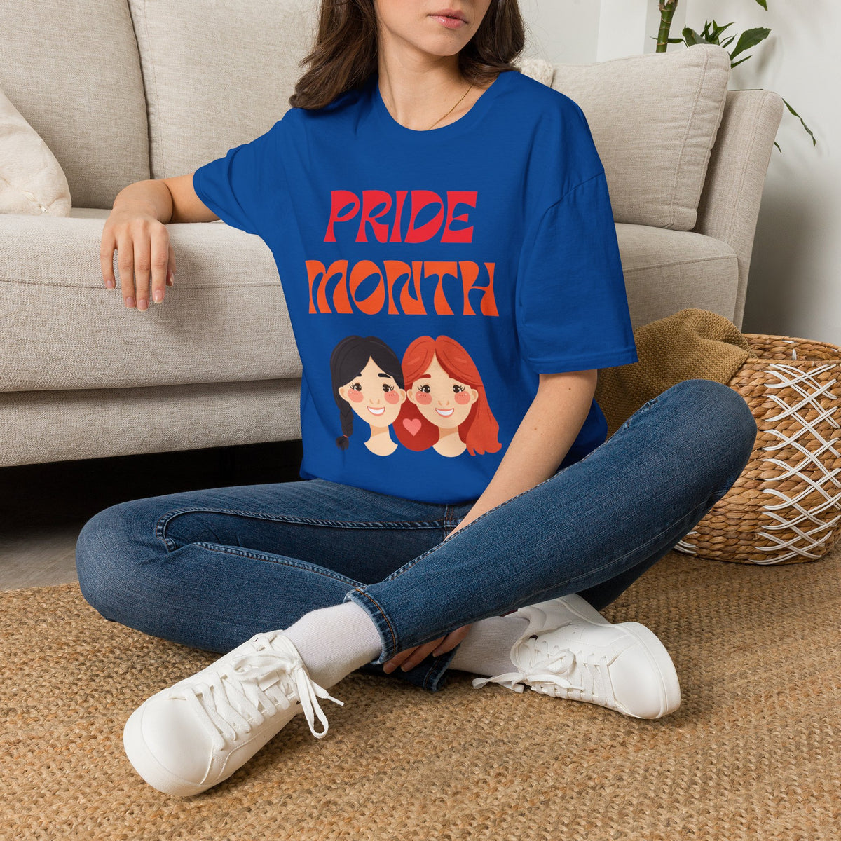 Pride Month Lesbian Couple T-Shirt | LGBTQ+ Love Tee