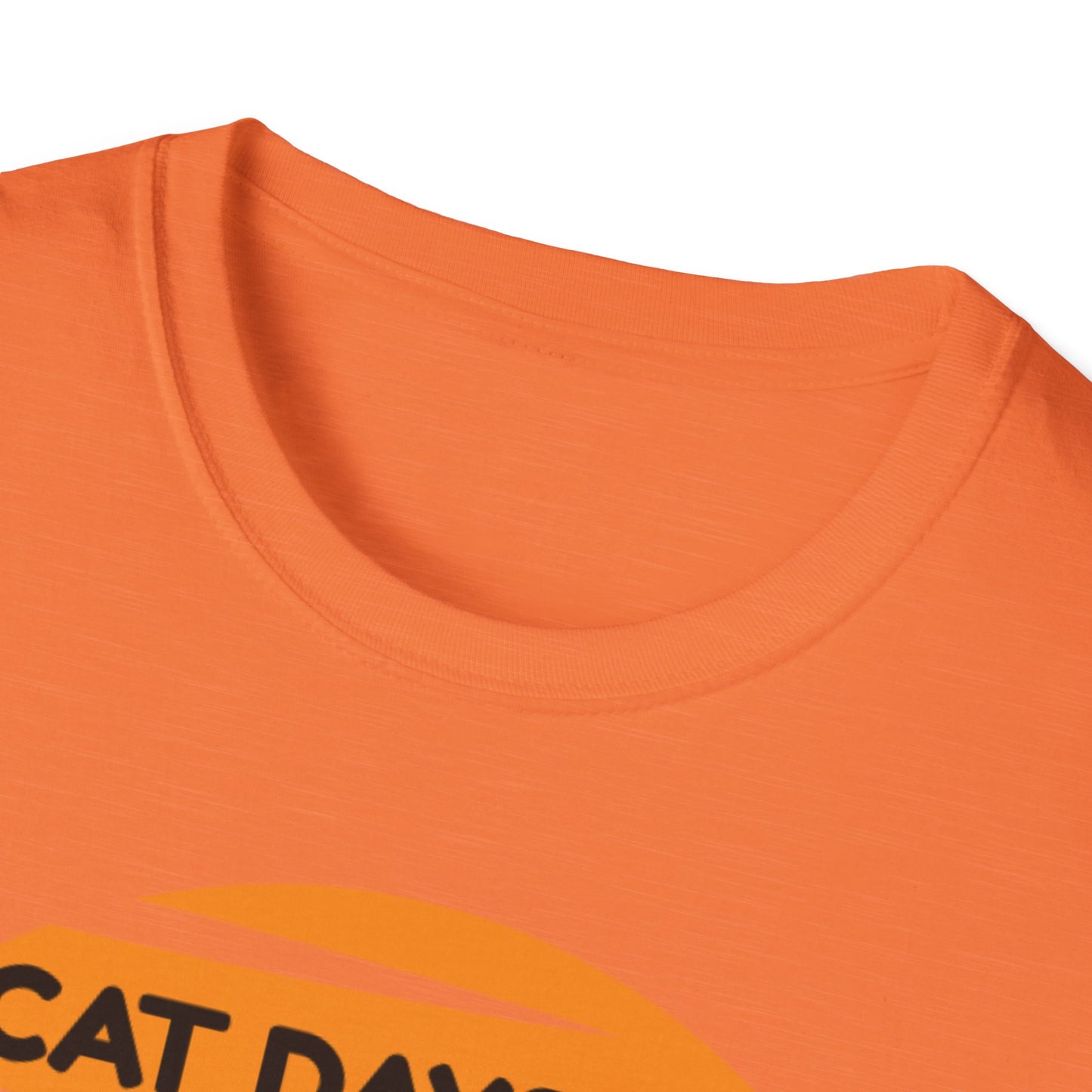 Cat Days of Summer Unisex Softstyle T-Shirt, Cute Cat Shirt, Summer Tee, Vacation Top, Animal Lover Gift, Fun Relaxed Fit