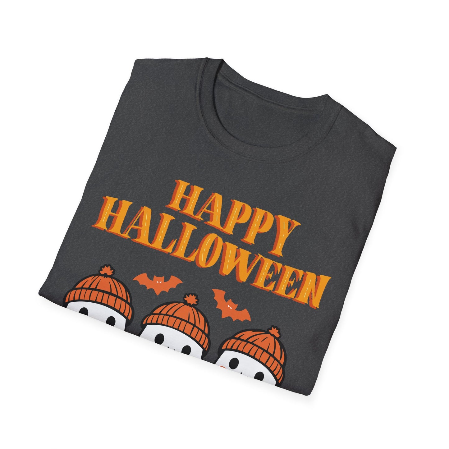 Happy Halloween Unisex Softstyle T-Shirt, Cute Halloween Tee, Fall Fashion, Pumpkin Spice Lovers, Halloween Party Outfit, Trendy [...]