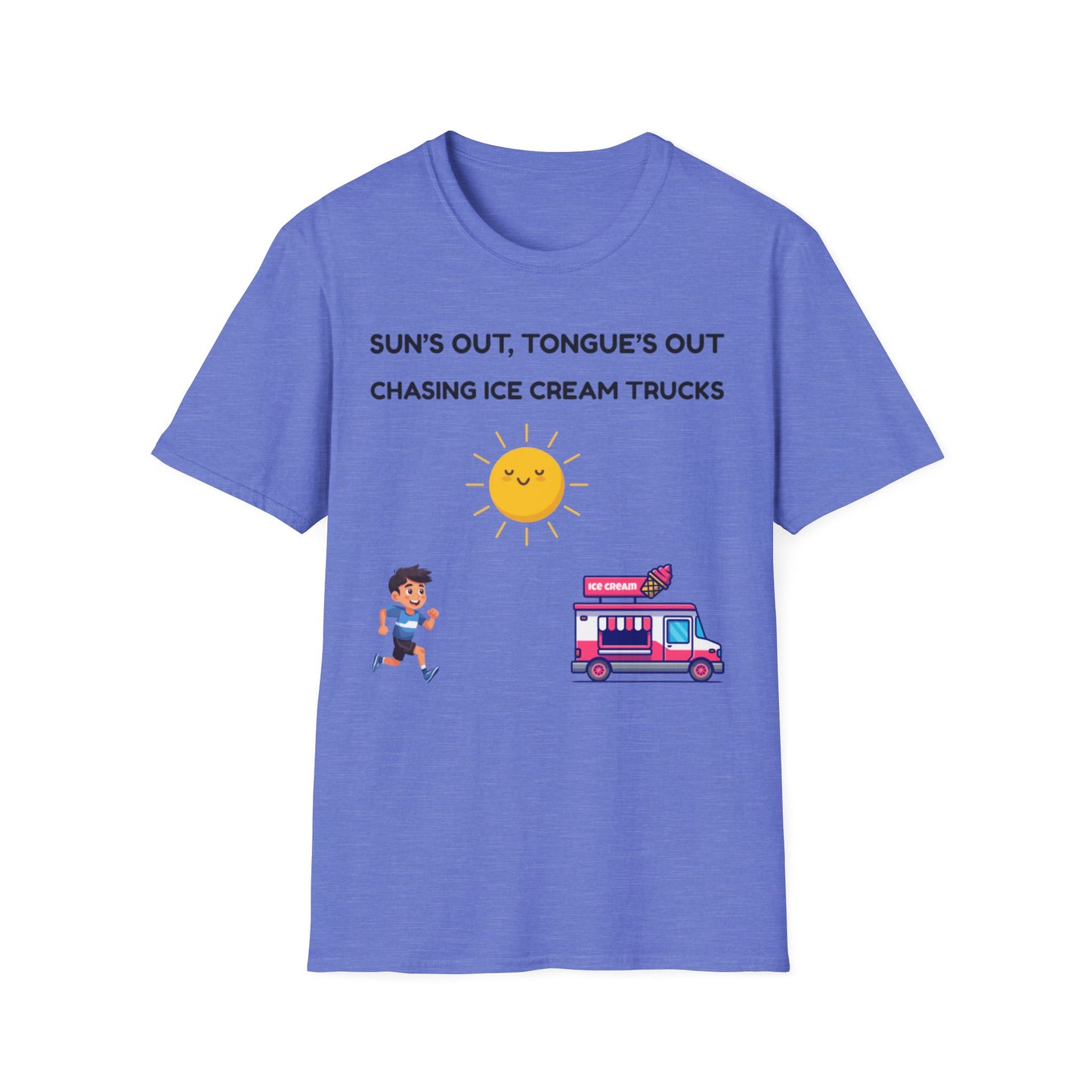 Suns Out Tongues Out Ice Cream TShirt, Summer Fun Shirt, Kids Ice Cream Truck Tee, Playful Unisex TShirt, Ice Cream Lover Gift