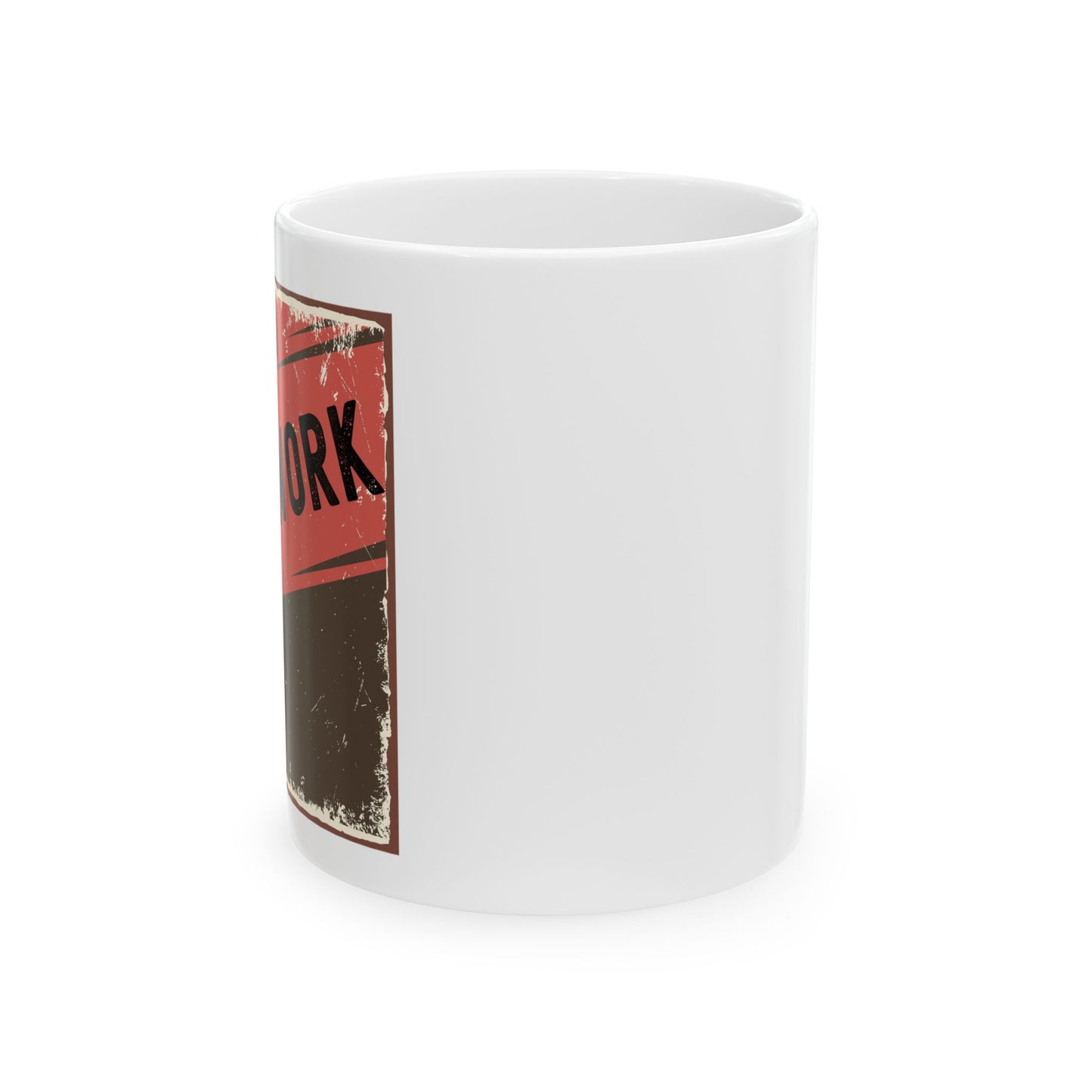 Rustic Coffee Mug, Retro Style Mug, Gift for Coffee Lovers, Farmhouse Decor, Unique Tea Cup
