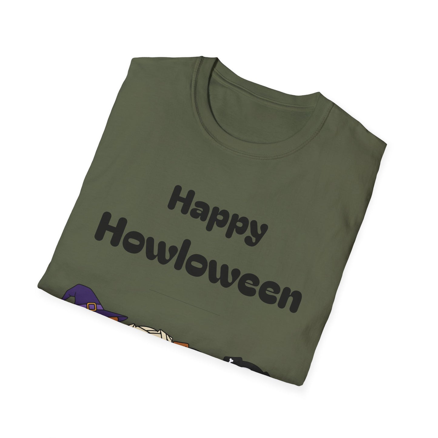 Happy Howloween Dog T-Shirt, Halloween Tee, Fun Pet Lover Gift, Unisex Shirt, Cozy Halloween Outfit, Dog Costume Celebration
