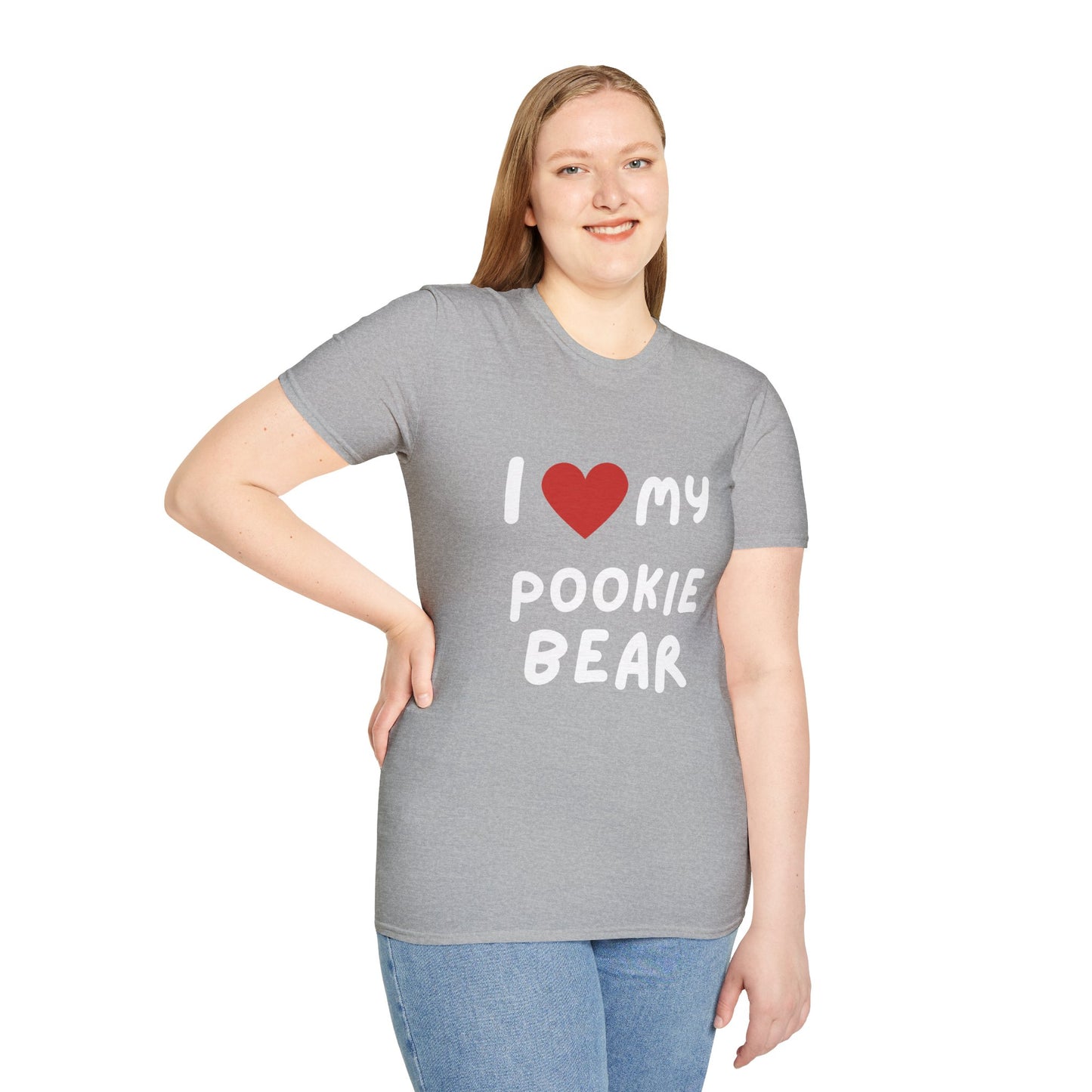 I Heart My Pookie Bear T-Shirt | Cute Heart Typography Tee