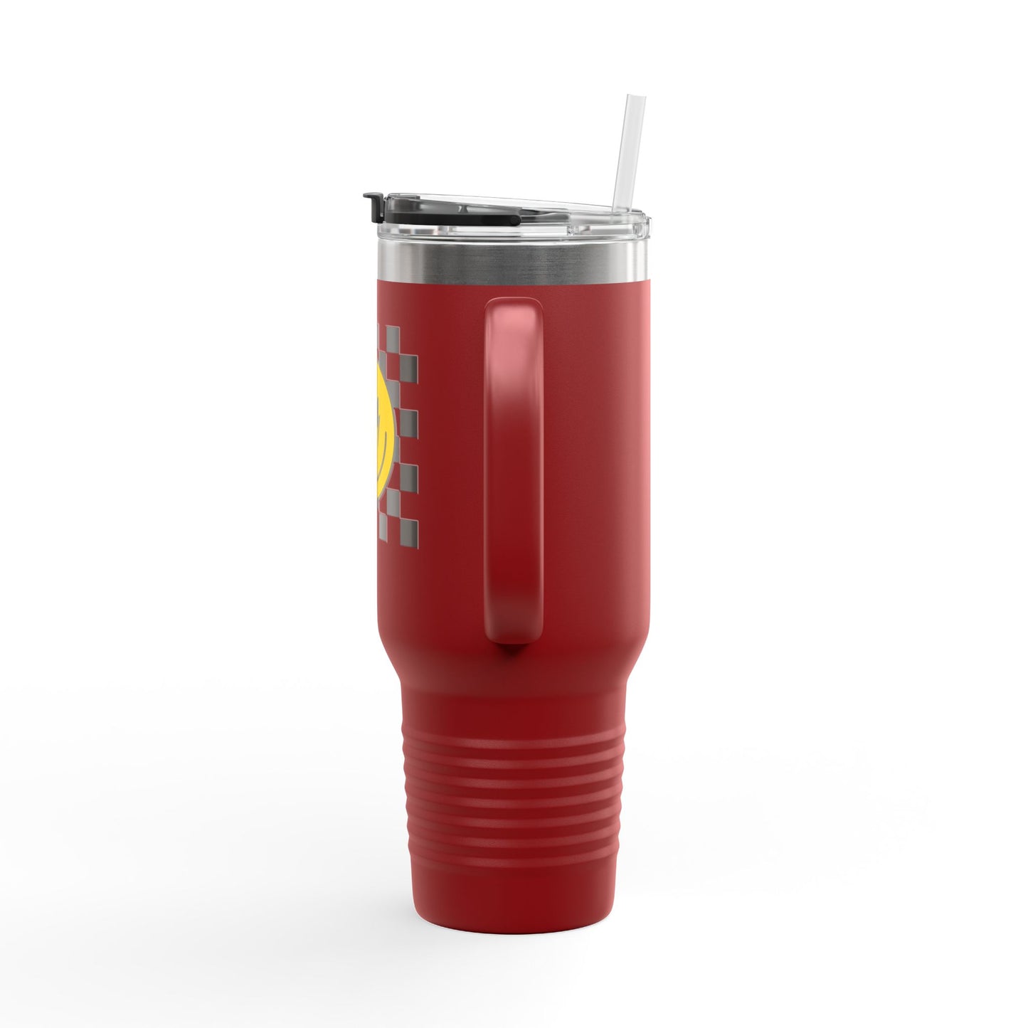 Bright Smile Insulated Travel Mug, Perfect for Road Trips, Happy Hour, and Everyday Use, 40oz Drinkware, Cheerful Gift for Coffee [...]