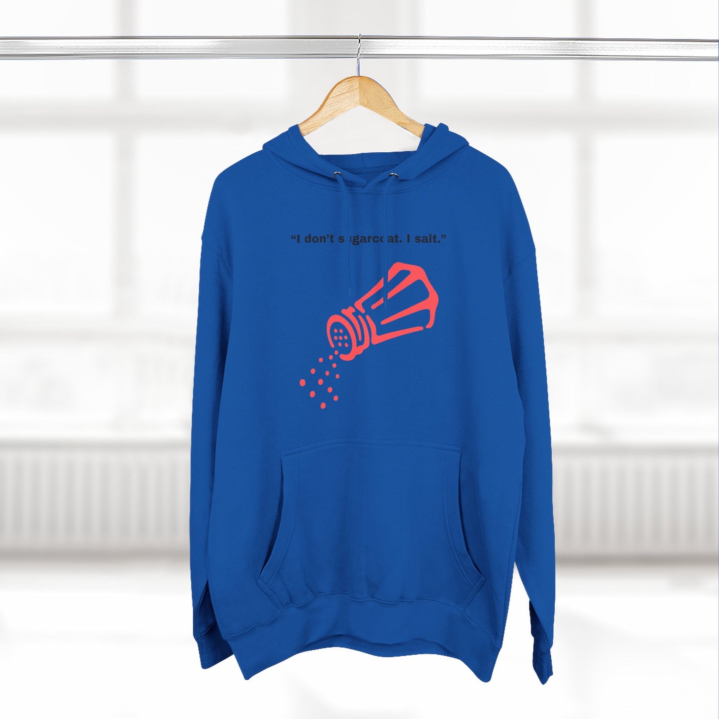 I Don t Do Part Salt I Salt salt shaker illustration Hoodie | Minimal Kitchen Humor