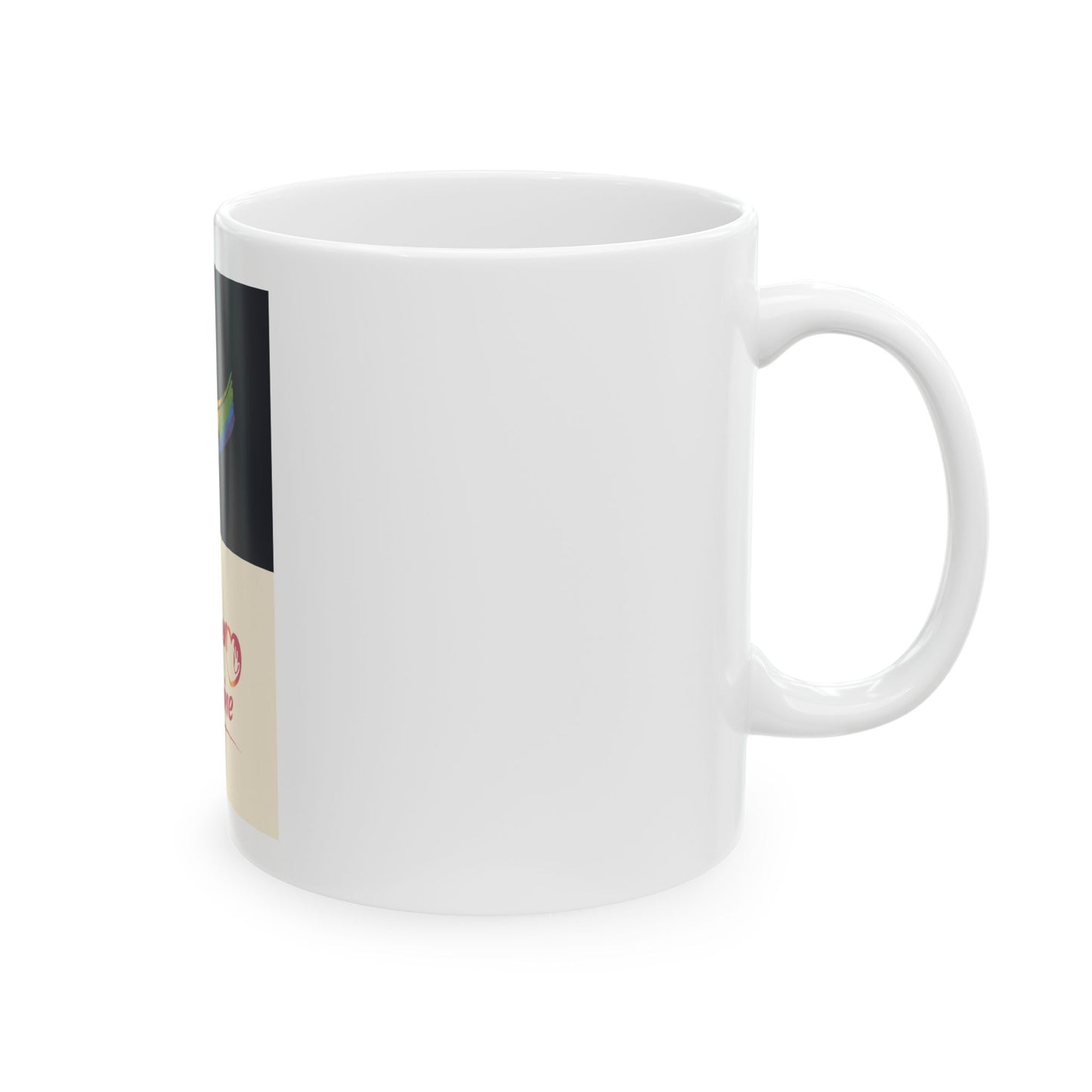 Pride Rainbow Wave Together We Shine Mug | Ceramic Coffee Cup