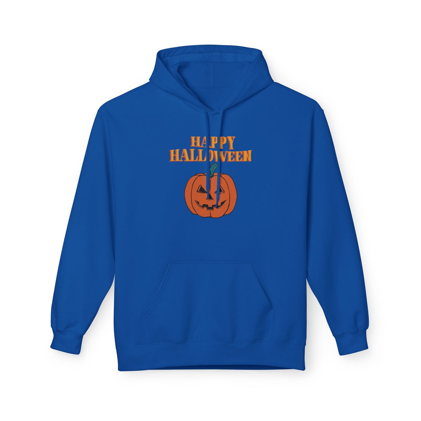 Halloween Pumpkin Hoodie, Unisex Fleece Pullover for Fall, Spooky Season Sweatshirt, October Celebration Gear, Trick or Treat Apparel