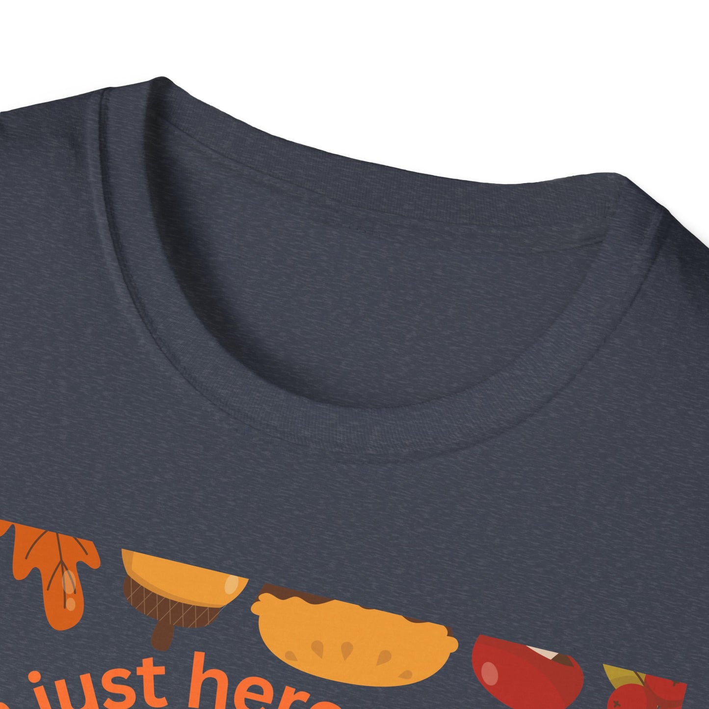 Unisex Softstyle T-Shirt with Fun Pie Design, Perfect for Fall Gatherings, Thanksgiving, Casual Wear, Gift for Bakers, Food Lovers