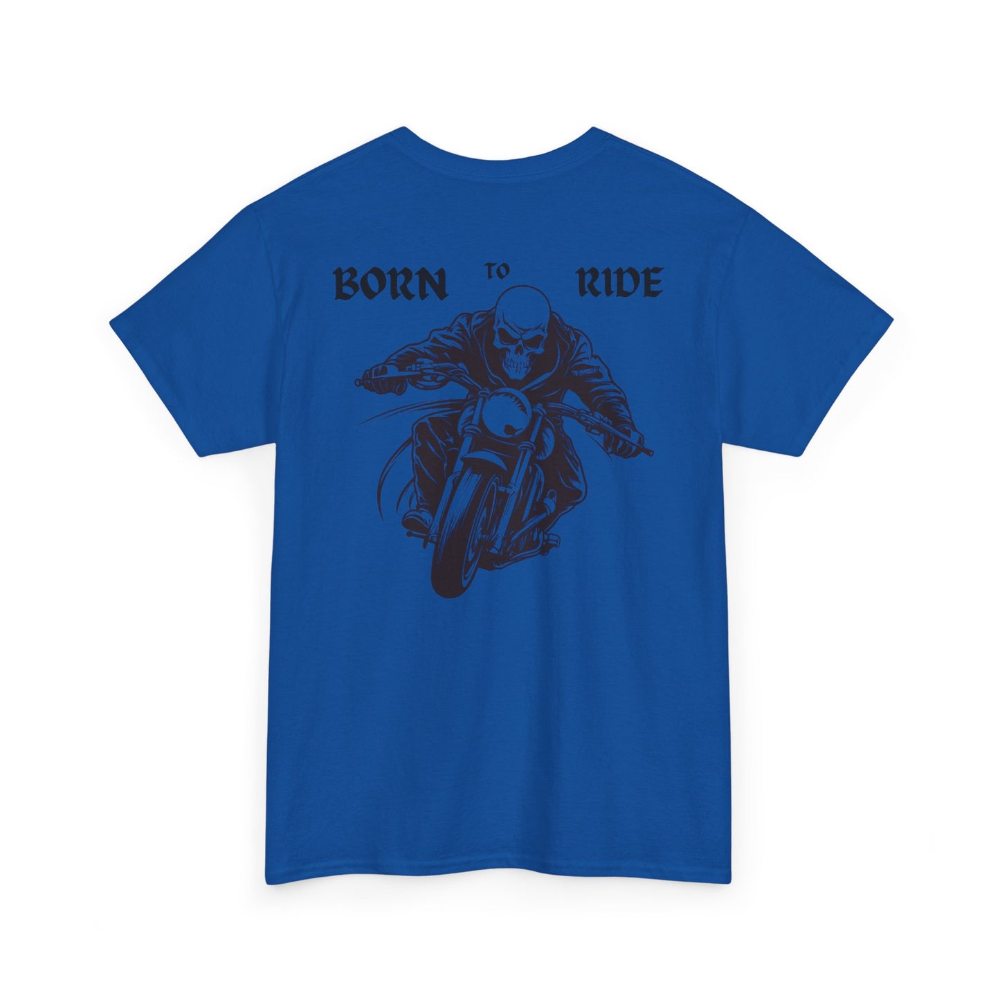 Born to Ride Unisex Heavy Cotton Tee - Perfect for Motorcycle Enthusiasts