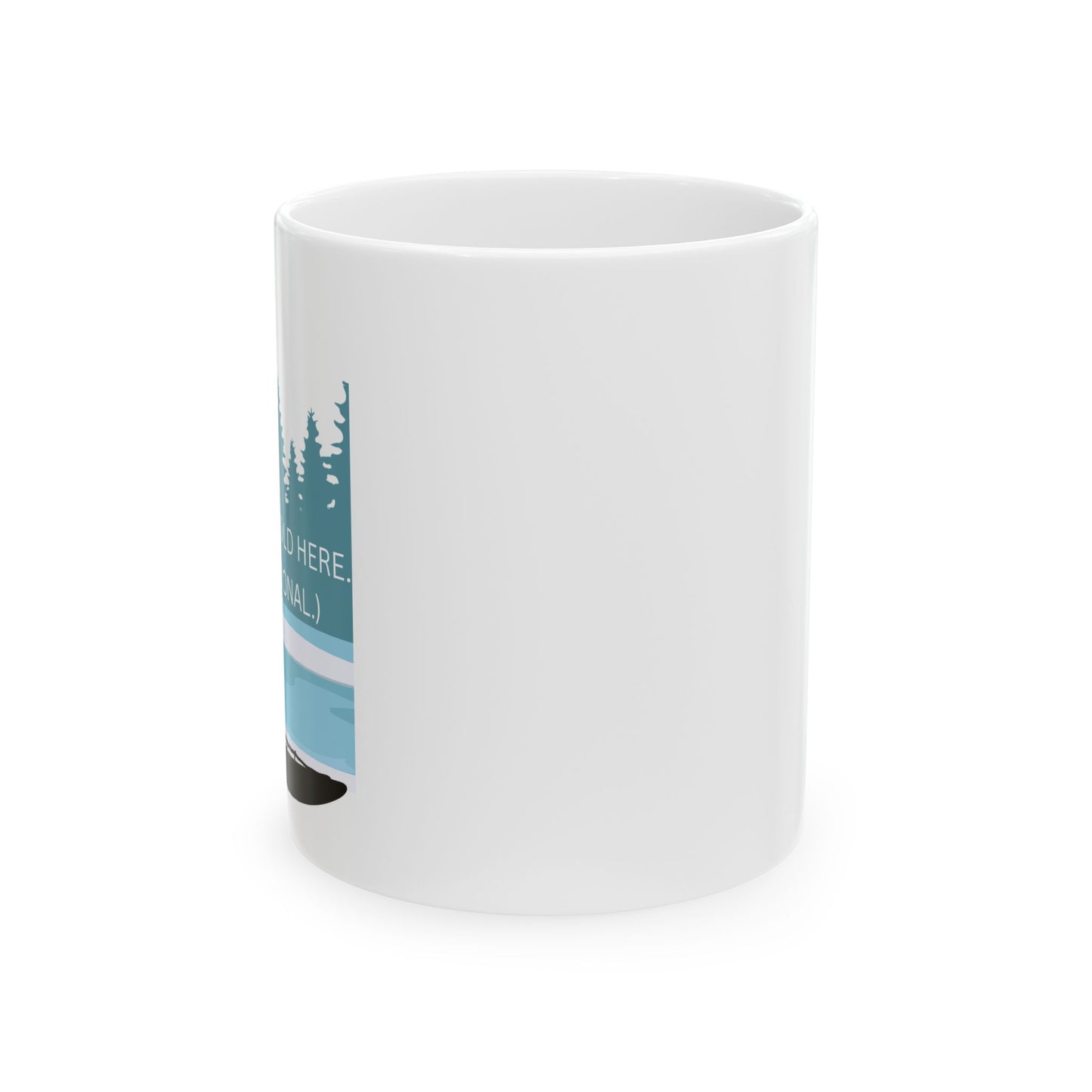 Fishing Adventure Ceramic Mug, Perfect for Campers, Gift for Outdoors Lovers, Fishing Enthusiast Mug, Nature Lover Cup, Cozy Hot Drinkware