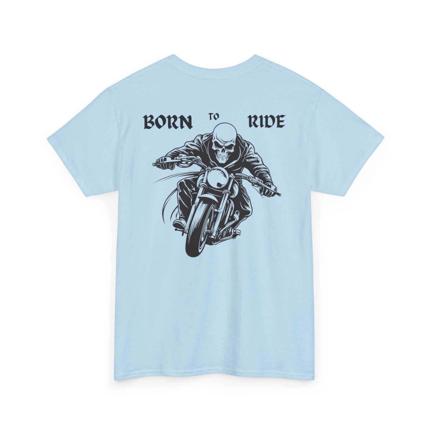 Born to Ride Unisex Heavy Cotton Tee - Perfect for Motorcycle Enthusiasts