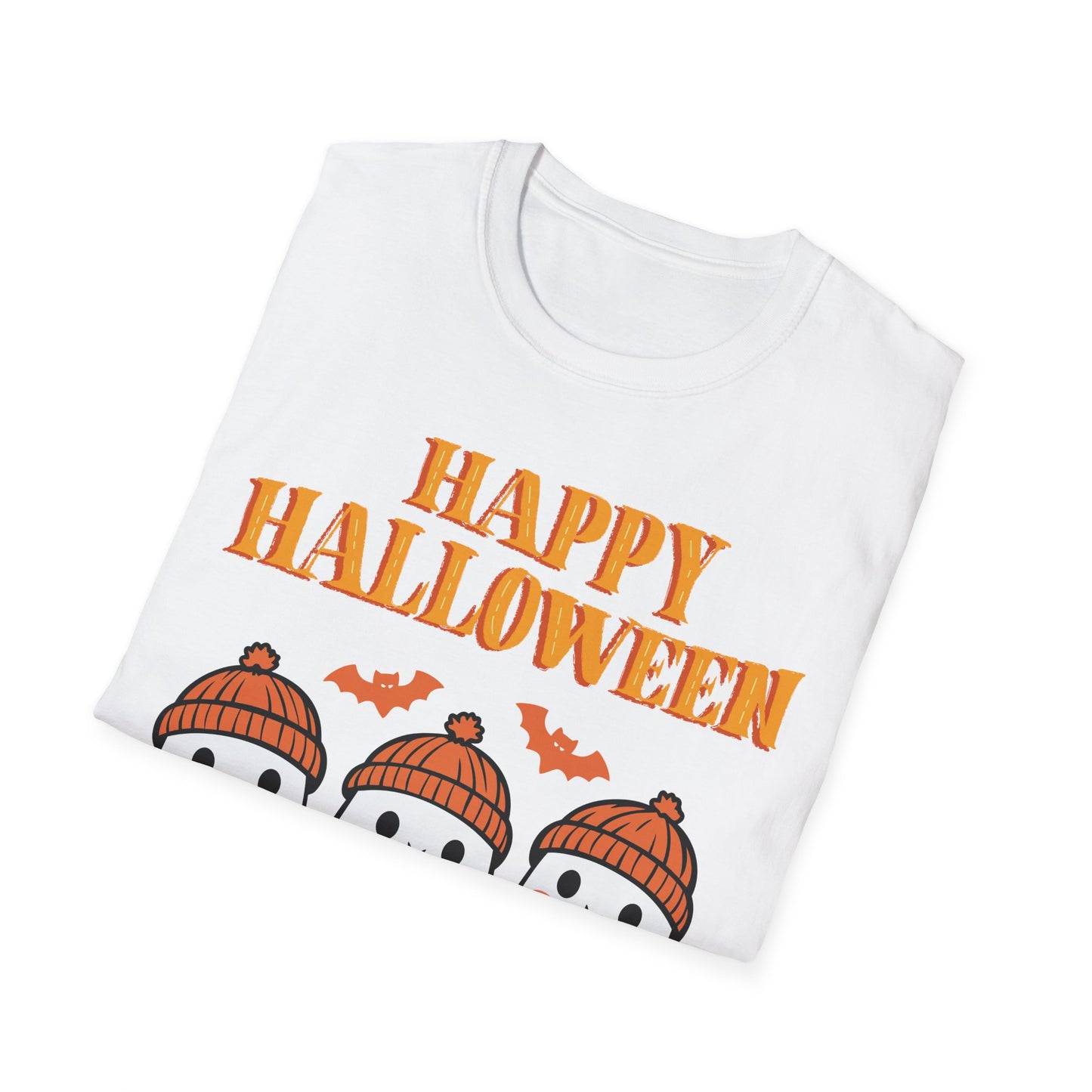 Happy Halloween Unisex Softstyle T-Shirt, Cute Halloween Tee, Fall Fashion, Pumpkin Spice Lovers, Halloween Party Outfit, Trendy [...]