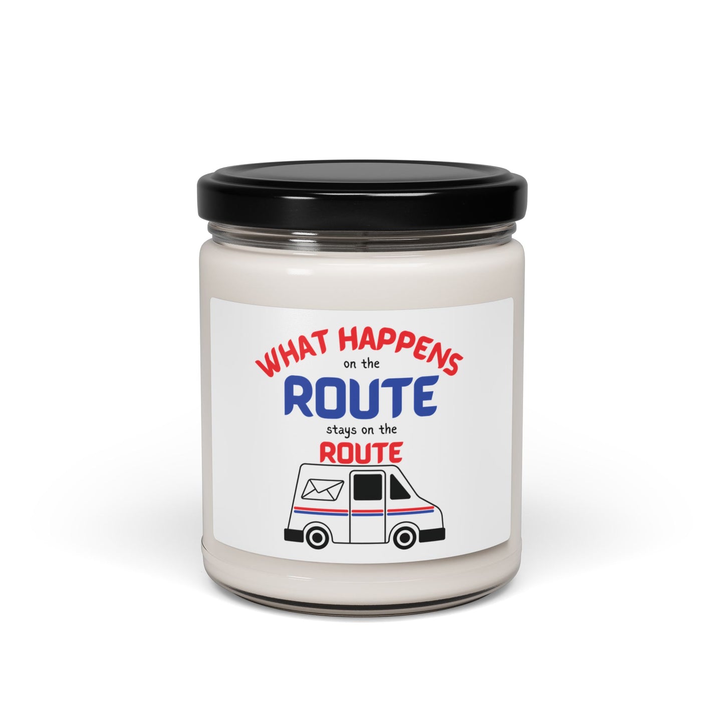 Whimsical Scented Soy Candle - Fun Gift for Mail Lovers, Home Decor, Relaxation, Unique Party Favor, USPS Inspired Candle