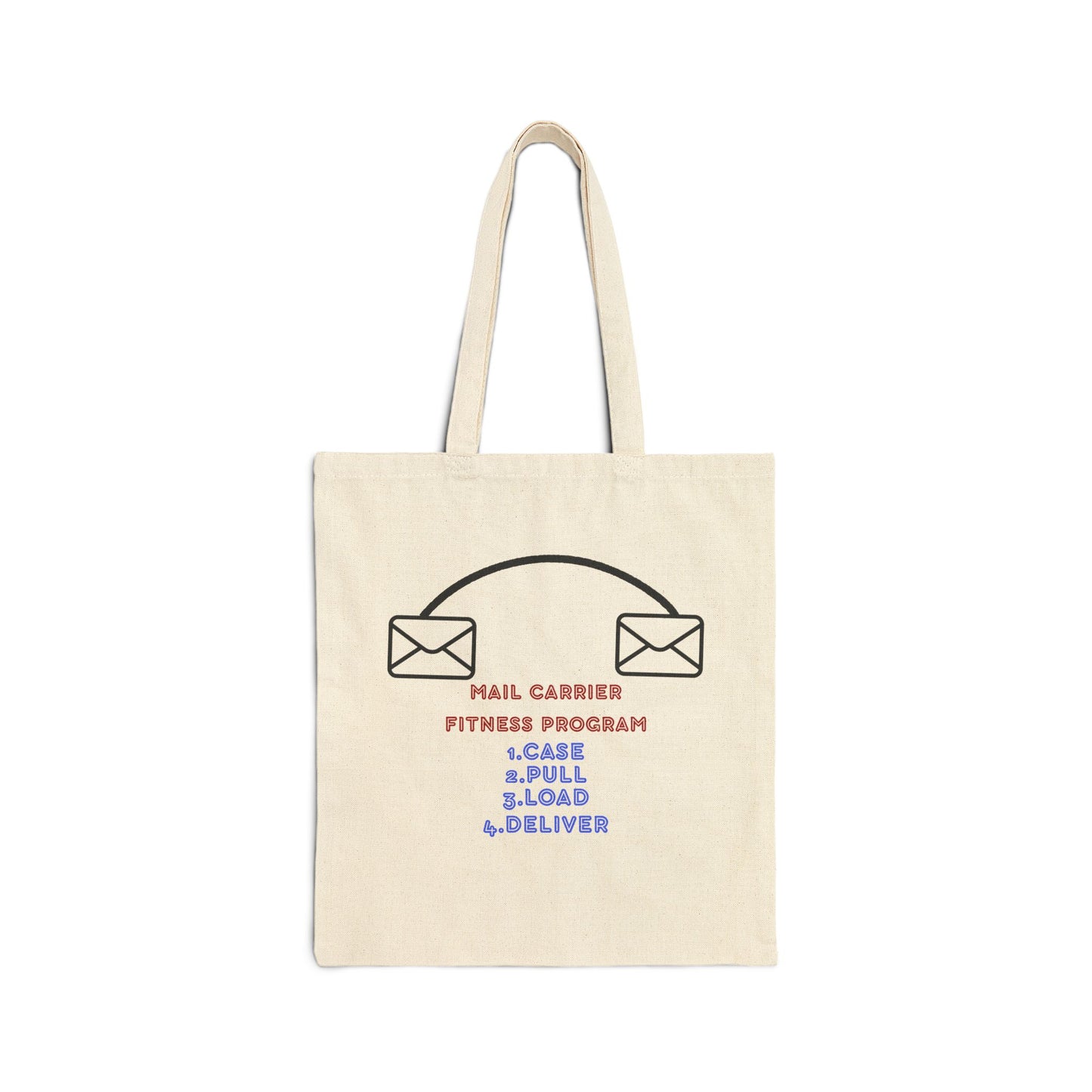 Mail Carrier Fitness Program Cotton Canvas Tote Bag, Eco-Friendly Tote, Grocery Bag, Work Tote, Gift for Postal Workers, Reusable [...]