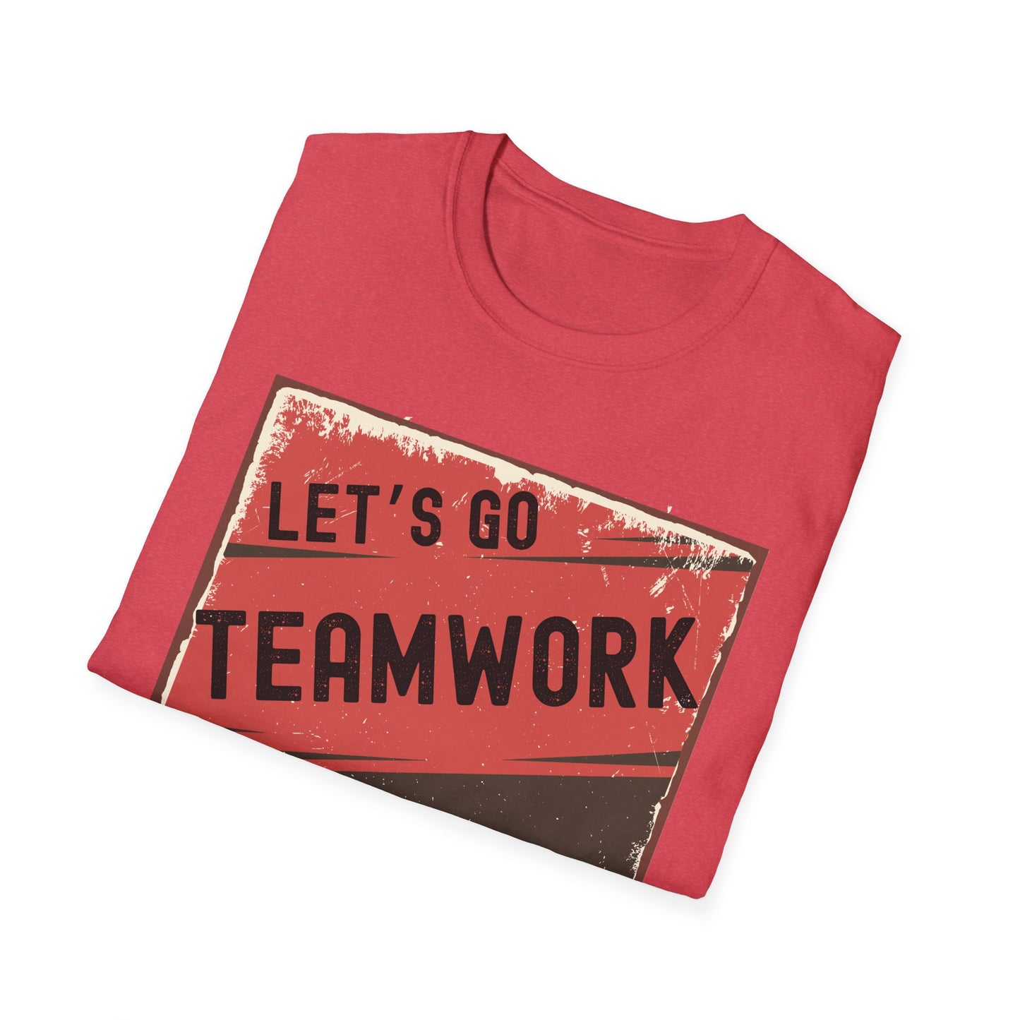 Let's Go Teamwork Unisex T-Shirt - Motivational Team Spirit Tee, Ideal for Sports Events, Team Outings, Fundraisers, Gifts