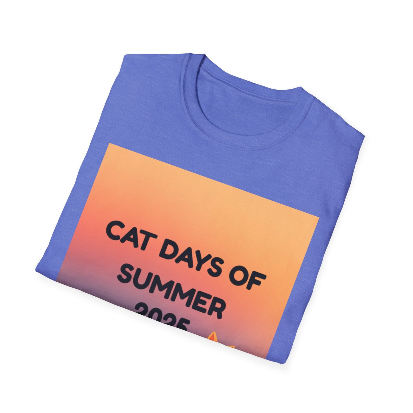Cat Days of Summer T-Shirt, Fun & Playful Tee for Cat Lovers, Summer Wear, Gift for Pet Owners, Cute Cat Shirt