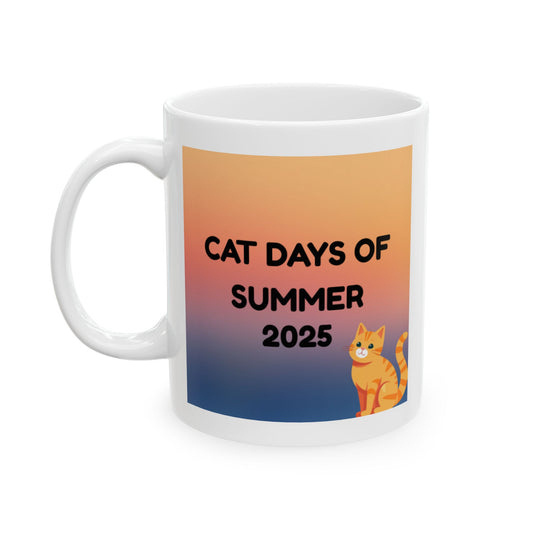 Whimsical Cat Lover Mug, Perfect Gift for Cat Enthusiasts, Ideal for Birthdays, Enjoy Coffee, Tea, or Hot Cocoa