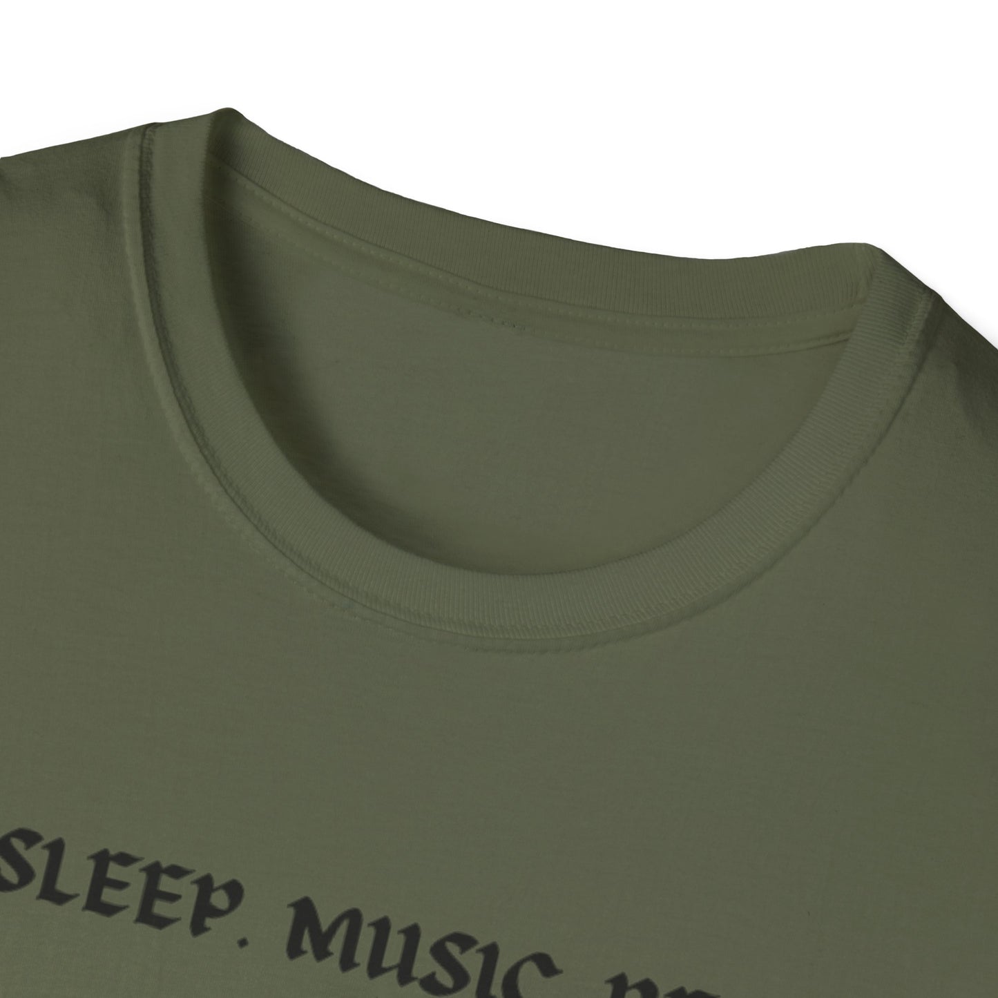 Skeleton Music Vibes Unisex Softstyle T-Shirt | Rock Music Lovers Tee, Concert Shirt, Halloween Apparel, Gift for Musicians