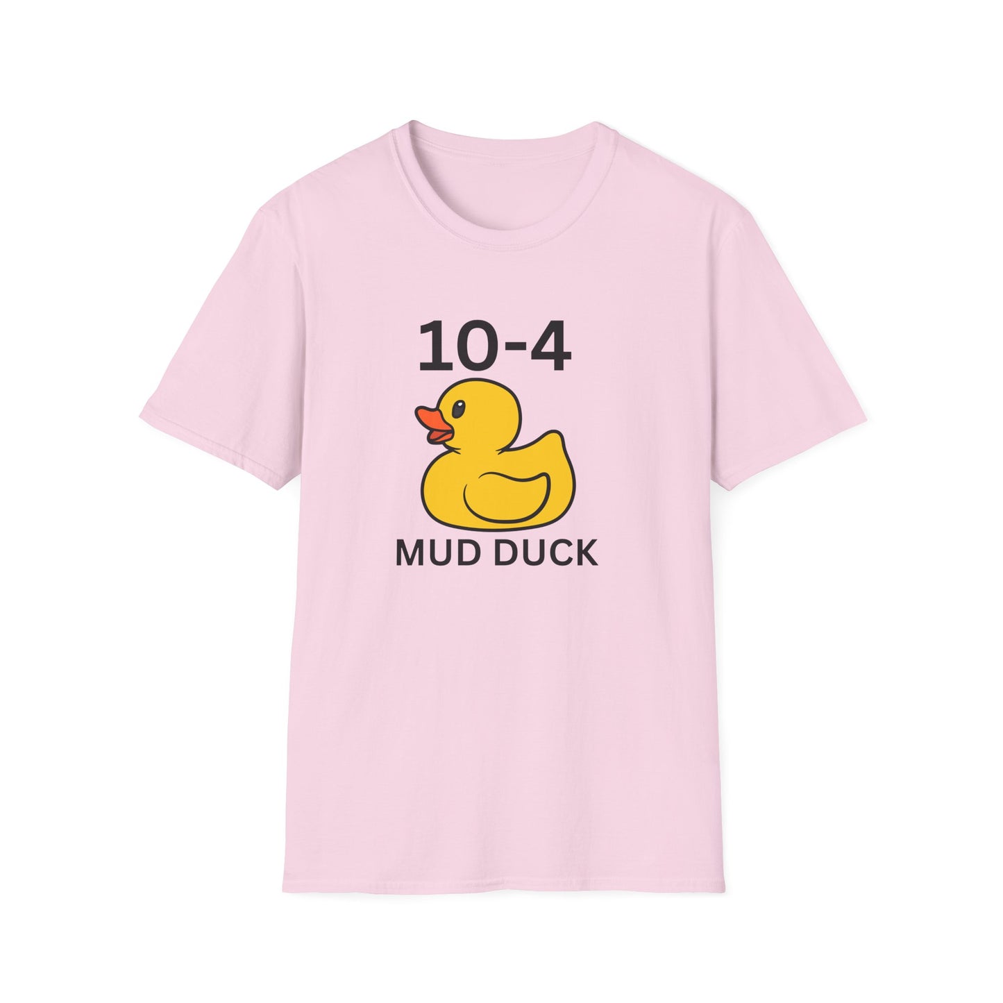 Funny Mud Duck Graphic Tee, Unisex Shirt, Casual Wear, Gift for Friends, Summer Outing, Unique Duck T-Shirt