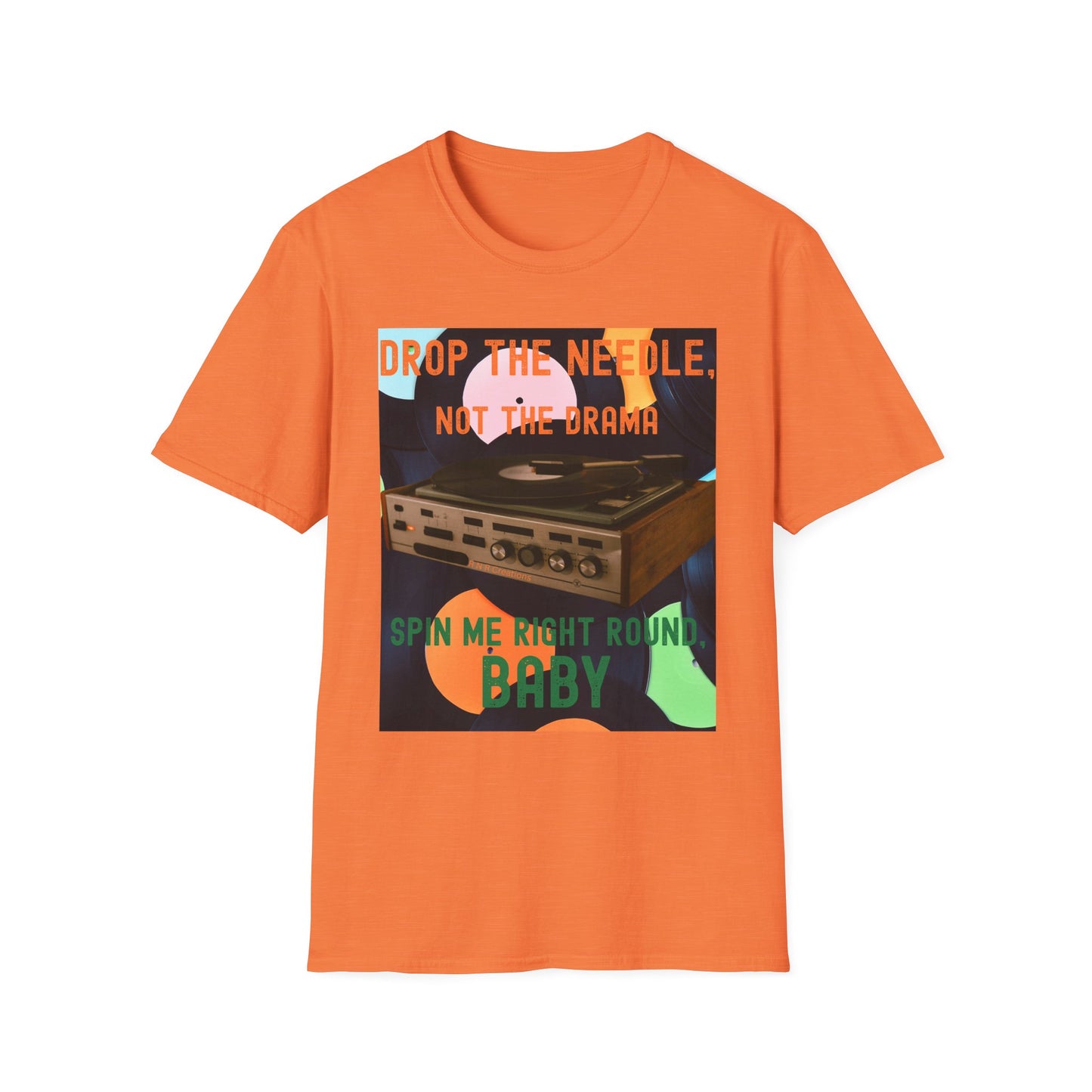 Retro Music Vibe Unisex T-Shirt, Perfect for Music Lovers, Gift for Vinyl Collectors, Casual Summer Wear, Party Tee, Unique Graphic Top