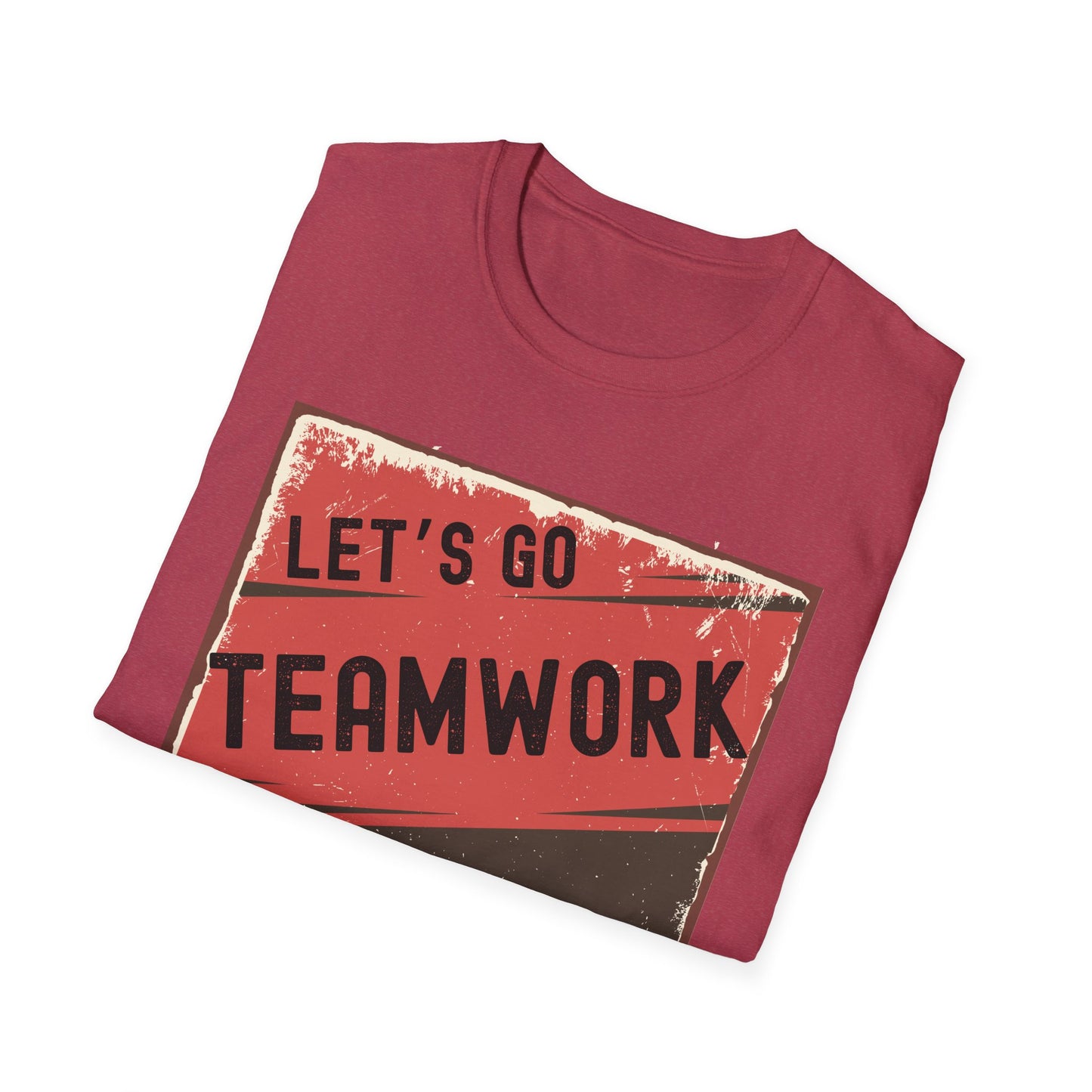 Let's Go Teamwork Unisex T-Shirt - Motivational Team Spirit Tee, Ideal for Sports Events, Team Outings, Fundraisers, Gifts