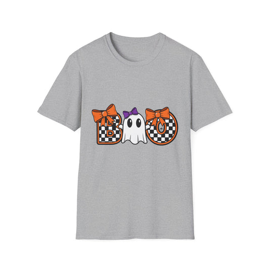 Halloween Ghost T-Shirt, Cute Boo Shirt, Unisex Halloween Apparel, Spooky Fashion, Trick or Treat Tees, Fall Wardrobe Essential