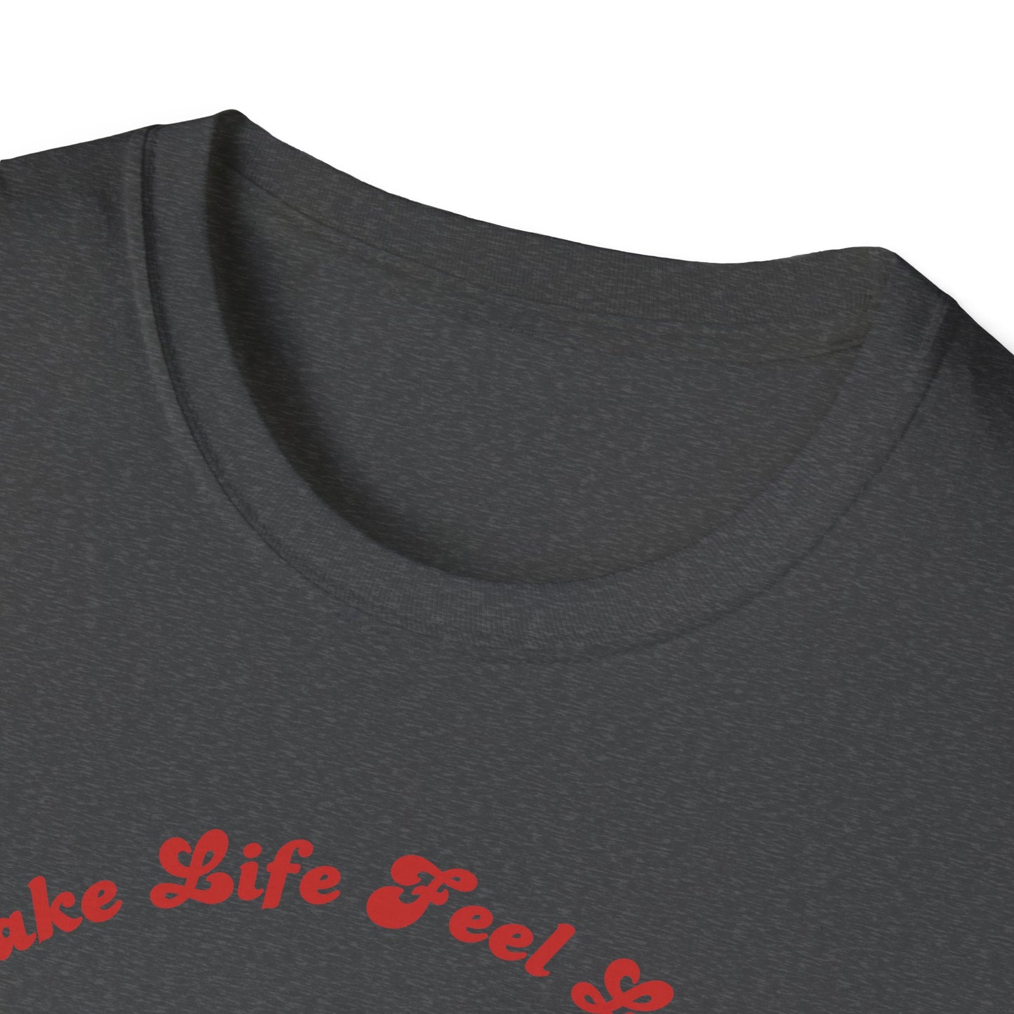 I Love You Graphic Tee — Romantic Red Script Chest Shirt