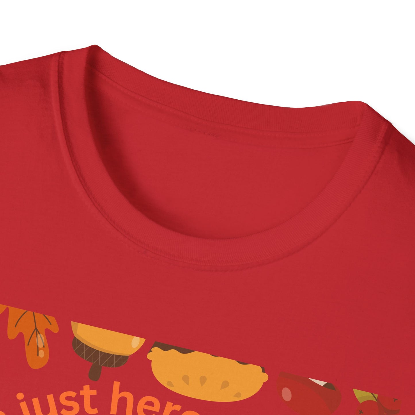 Unisex Softstyle T-Shirt with Fun Pie Design, Perfect for Fall Gatherings, Thanksgiving, Casual Wear, Gift for Bakers, Food Lovers