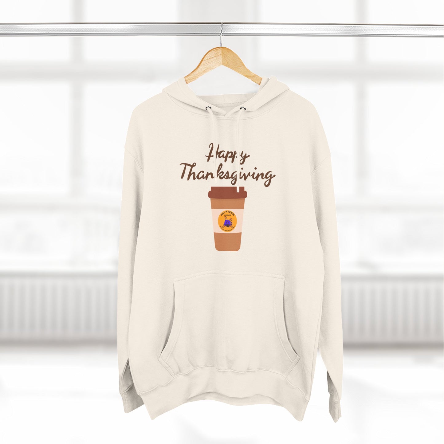 Thanksgiving Fleece Hoodie, Cozy Fall Sweatshirt, Holiday Hooded Pullover, Autumn Outfit, Thanksgiving Gift