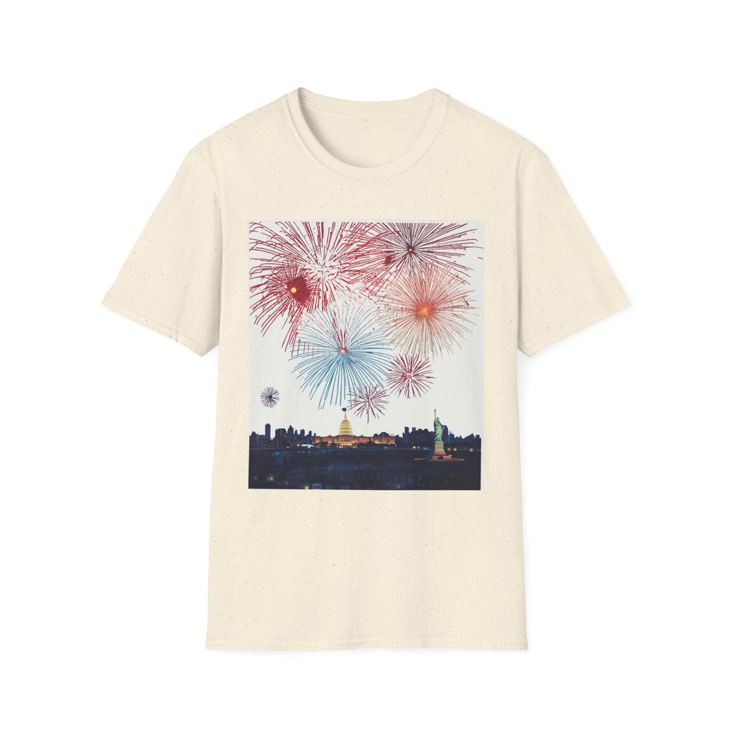 Fireworks Burst T-Shirt | Patriotic Sparkler Celebration Tee
